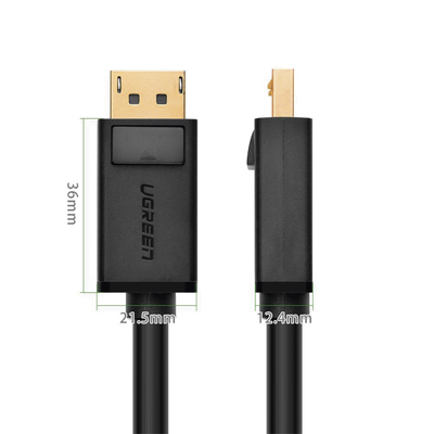 Cable DisplayPort 1.2 Macho a Macho | Longitud 5 Metros (16.40 Pies) | V — UGREEN