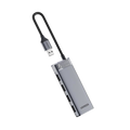 HUB USB 3.2 Gen1 / 4 Puertos USB-A / 5Gbps / Carcasa ABS+PC 
