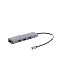 Hub USB-C 6 en 1 / 3 Puertos USB-A 3.0 (5 Gbps) / HDMI 4K@30