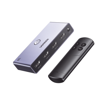 Switch HDMI 2.1 / 3 Entradas 1 Salida / 8K@60Hz 4K@144Hz / H