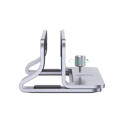 Soporte Vertical para Laptop / Ajustable 12-26 mm / Aluminio