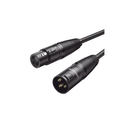 Cable XLR Balanceado / 3 Pines Macho a Hembra / 10 m (32.8 f