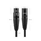 Cable XLR Balanceado / 3 Pines / 15 m (49.2 ft) / Triple Bli