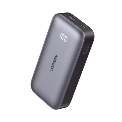 Batería Externa / 30W PD3.0 / 10 000 mAh / 2 Puertos USB-C +