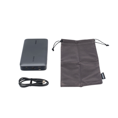 Power Bank / 20000mAh / 100W Max / 3 Salidas USB-C + USB-A /