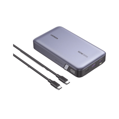 Power Bank / 20000mAh / 100W Max / 3 Salidas USB-C + USB-A /
