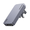Cargador Rápido GaN / 65W / 3 Puertos / PD 3.0 / PPS / QC 4.
