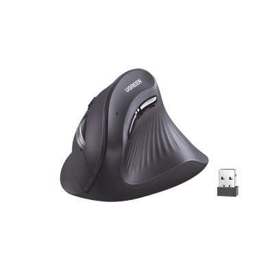 Mouse Inalámbrico Vertical / Dual 2.4G y Bluetooth / 3 Dispo