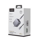 Cargador de Pared / 65W / 3 Puertos / 2 USB-C / 1 USB-A / Ga
