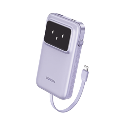 Power Bank / 10000 mAh / 30 W / Carga Bidireccional / 3 Sali