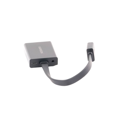 Adaptador HDMI a VGA / 1080P@60Hz / Audio 3.5mm / Alimentaci