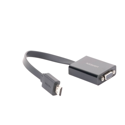Adaptador HDMI a VGA / 1080P@60Hz / Audio 3.5mm / Alimentaci