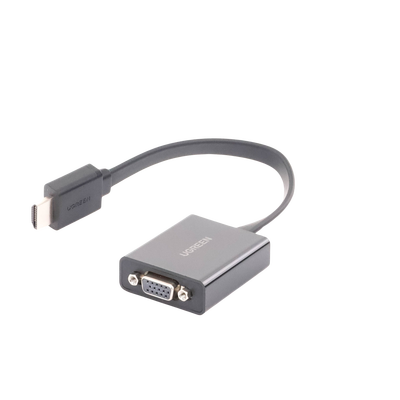 Adaptador HDMI a VGA / 1080P@60Hz / Audio 3.5mm / Alimentaci
