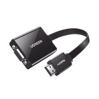 Adaptador HDMI a VGA / 1080P@60Hz / Audio 3.5mm / Alimentaci