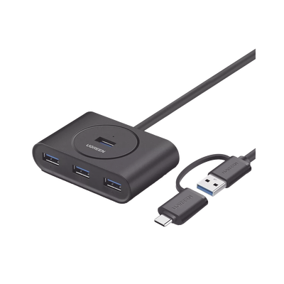 HUB USB 3.0 / 4 Puertos USB-A / 5Gbps / Cable 25cm (0.82ft) 