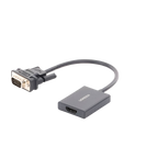 Adaptador VGA a HDMI / 1080P@60Hz / Audio 3.5mm / USB-C 5V /