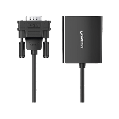 Adaptador VGA a HDMI / 1080P@60Hz / Audio 3.5mm / USB-C 5V /