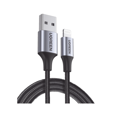 Cable USB-A a Lightning / 1 m (3.28 ft) / Certificado MFi / 