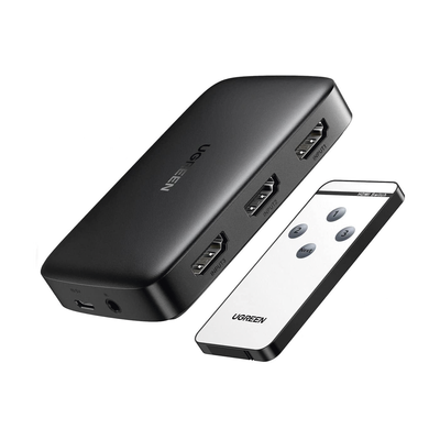 Conmutador HDMI / 3 Entradas a 1 Salida / 4K@30Hz / 3D / Con