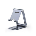 Soporte para Teléfono Celular / Aluminio / Ajustable / Plega