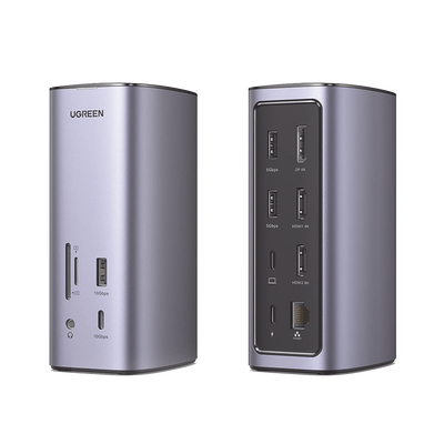 Docking Station USB-C 12 en 1 / 8K HDMI / 4K DisplayPort / U