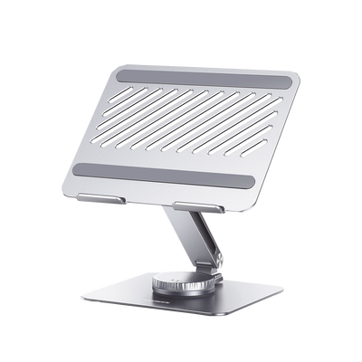 Soporte Giratorio para Laptop / Rotación 360° con Bloqueo / 