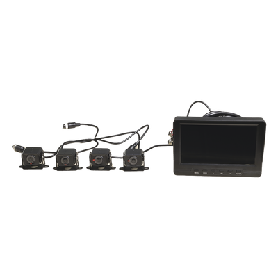 Sistema de Monitoreo Vehicular 4 Cámaras 1080p — HIKVISION