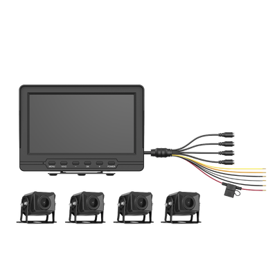 Sistema de Monitoreo Vehicular 4 Cámaras 1080p — HIKVISION