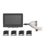 Sistema de Monitoreo Vehicular 4 Cámaras 1080p — HIKVISION