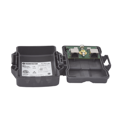 Protector PoE Exterior Gigabit Tubo de Descarga de Gas GDT — TRANSTECTOR