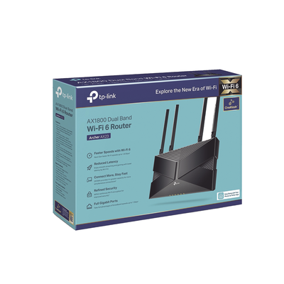 Router WiFi 6 doble banda AX 1800 Mbps — Tp-Link