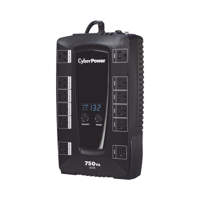 UPS Línea Interactiva 750 VA 450 W 12 Tomas NEMA 5-15R — CYBERPOWER