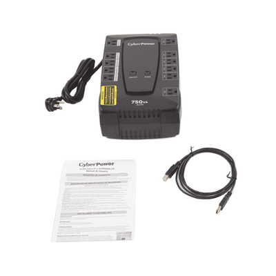 UPS Línea Interactiva 750 VA 450 W 12 Tomas NEMA 5-15R — CYBERPOWER