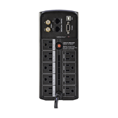 UPS Línea Interactiva 850 VA 510 W 9 Tomas NEMA 5-15R — CYBERPOWER