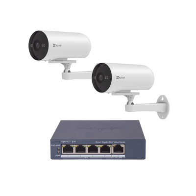 Kit de cámaras PoE Para Uso en Exterior 3MP — Ezviz