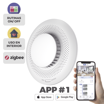 Detector de Humo Inalámbrico Zigbee 85 dB -10°C a 55°C — EZVIZ