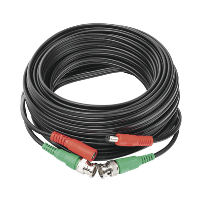 Bobina Coaxial Siamés + Alimentación 10 m — Epcom