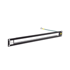Chassis Rack 1U 16 Módulos Protectores Serie DPR — TRANSTECTOR