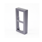 Base de Montaje para Videoportero IP 2 Módulos Superficie Aluminio -40°C a +60°C (-40°F a 140°F) — Hikvision