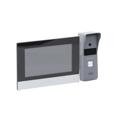 Kit de Videoportero Analógico de Metal — Hikvision