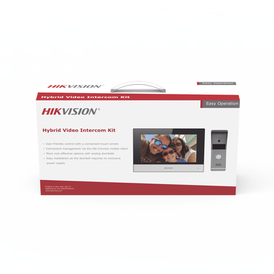 Kit de Videoportero Analógico de Metal — Hikvision