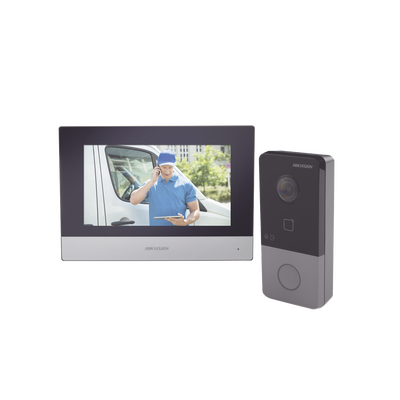 Kit de Videoportero IP Poe Estandar con llamada a App de Smartphone