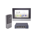 Kit de Videoportero IP + Switch Poe Poe Estandar con llamada a App de