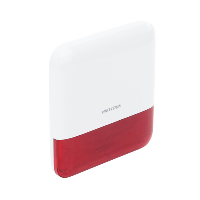 (AX PRO) Sirena Inalámbrica con Estrobo Rojo para Exterior IP65