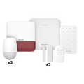 Kit de Alarma AX PRO — Hub, 2 PIR, 3 Contactos, Sirena, Teclado, Control (WiFi, Hik-Connec