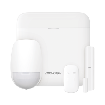 Kit de Alarma AX PRO con GSM 4G — Hub, 1 PIR, 1 Contacto, Control (WiFi, Hik-Connect)