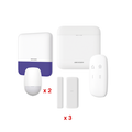Kit de Alarma AX PRO — Hub, 2 PIR, 3 Contactos, Sirena, Control (WiFi, Hik-Connect)