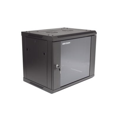 Gabinete de Montaje en Pared y Piso 9 Unidades de Rack — HIKVISION