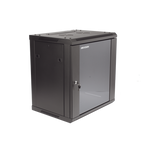 Gabinete de Pared y Piso 12U Rack 19" Cristal Templado — HIKVISION