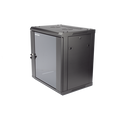 Gabinete de Pared y Piso 12U Rack 19" Cristal Templado — HIKVISION